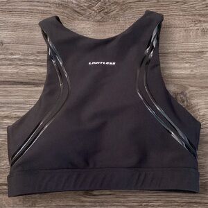 White Fox Active High Alert Limitless Sports Bra, Black‎ - Size XS